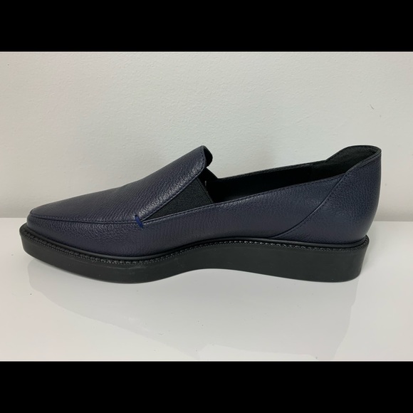 NEW MAXMARA HARDEN Navy Leather Loafers Sh… - Picture 7 of 7